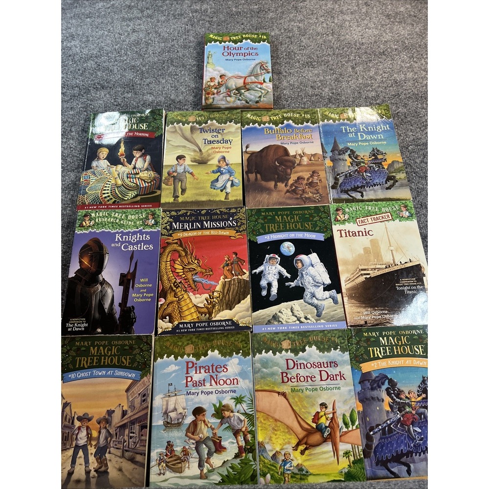 Lot of 13 Magic Tree House Books Series Mary Pope Osborne Mixed Bundle
